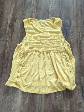 O'Neill Embroidered Tank Top | Small | Yellow